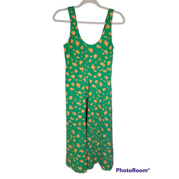 Tabitha Brown for Target | Green & Orange Cheetah Print Sundress | Size Small - Picture 2 of 6